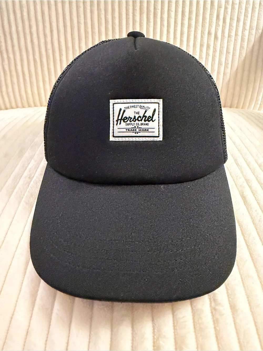 Herschel Supply Company Youth Kids Black Trucker Cap